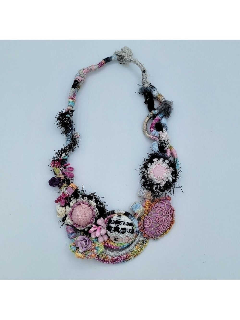 Handmade Necklace Multicolor Made By An Etsy Artisan #2035 - Picture 2 of 8